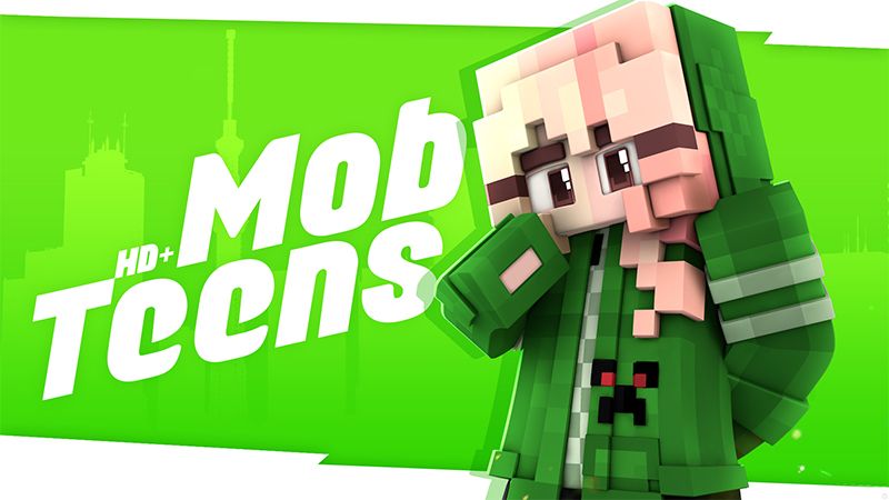 HD+ Mob Teens on the Minecraft Marketplace by Glowfischdesigns