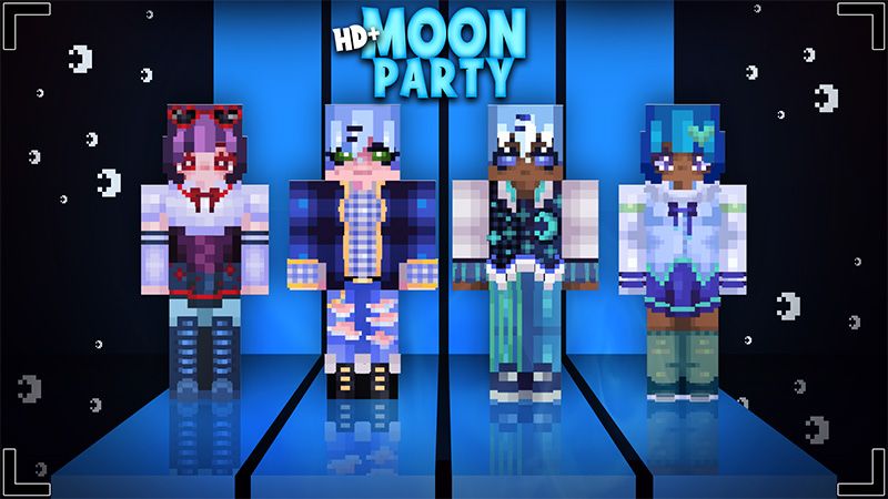 HD+ Moon Party on the Minecraft Marketplace by Glowfischdesigns