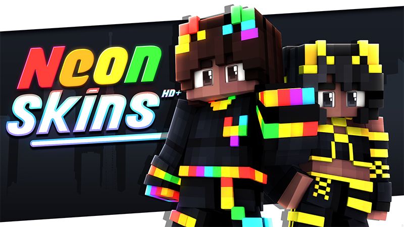 HD+ Neon Skins on the Minecraft Marketplace by Glowfischdesigns