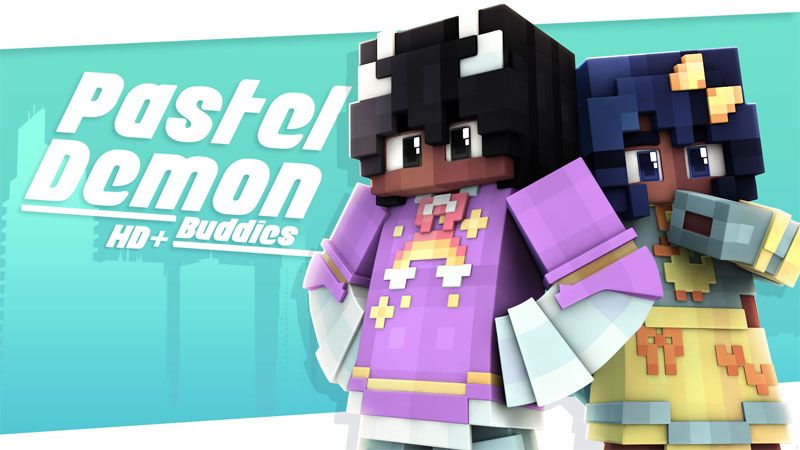 HD+ Pastel Demon Buddies on the Minecraft Marketplace by Glowfischdesigns