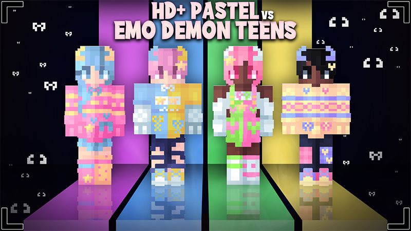 HD+ Pastel Vs Emo Demon Teens on the Minecraft Marketplace by Glowfischdesigns