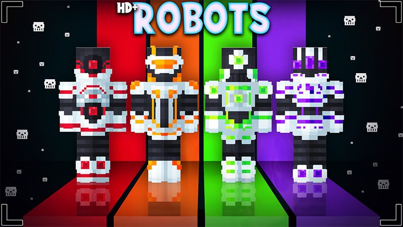 HD+ Robots on the Minecraft Marketplace by Glowfischdesigns