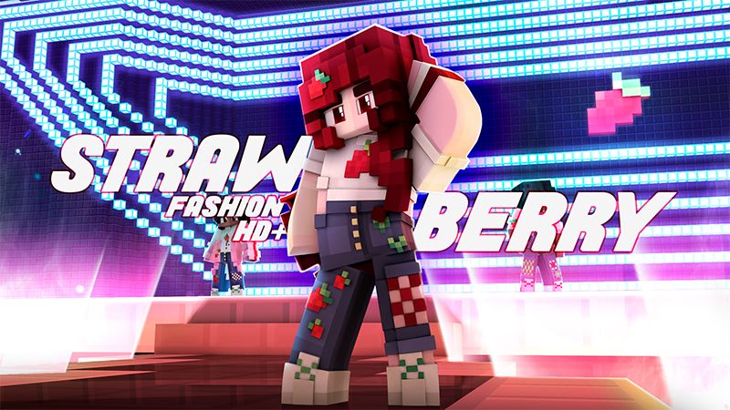 HD+ Strawberry Fashion on the Minecraft Marketplace by Glowfischdesigns