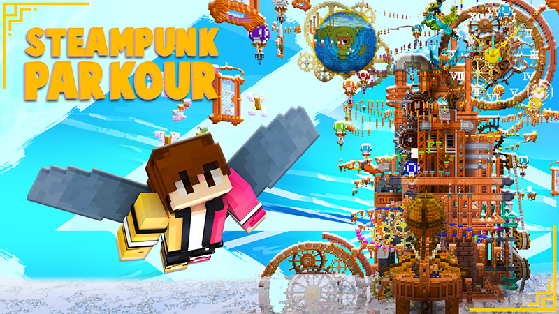 Steampunk Parkour on the Minecraft Marketplace by Glowfischdesigns