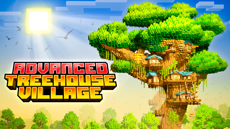 Advanced Tree House Village on the Minecraft Marketplace by GoE-Craft