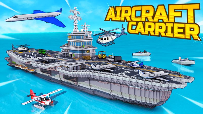 Aircraft Carrier on the Minecraft Marketplace by GoE-Craft