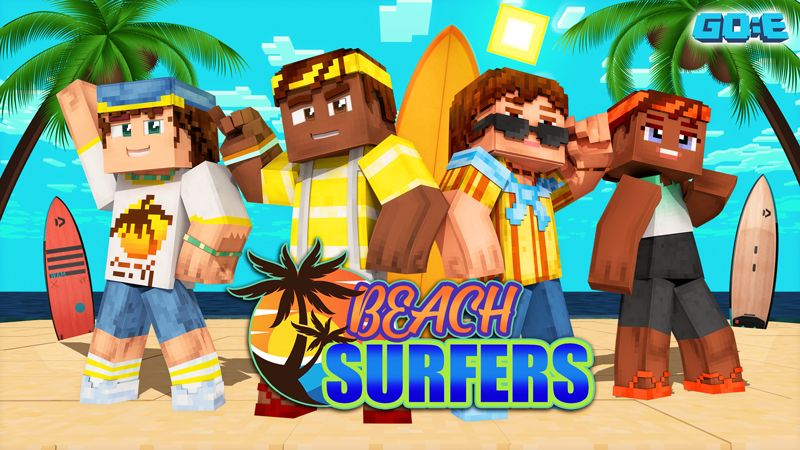 Beach Surfers on the Minecraft Marketplace by GoE-Craft