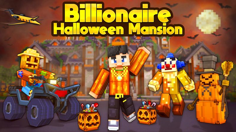 Billionaire Halloween Mansion on the Minecraft Marketplace by GoE-Craft