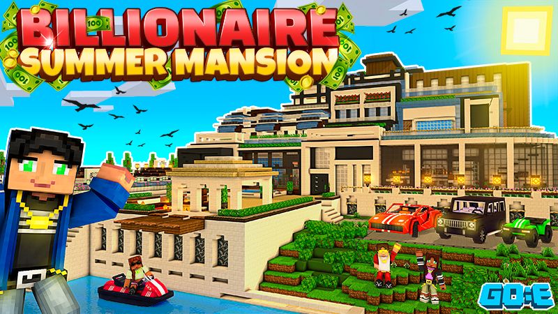 Billionaire Summer Mansion on the Minecraft Marketplace by GoE-Craft