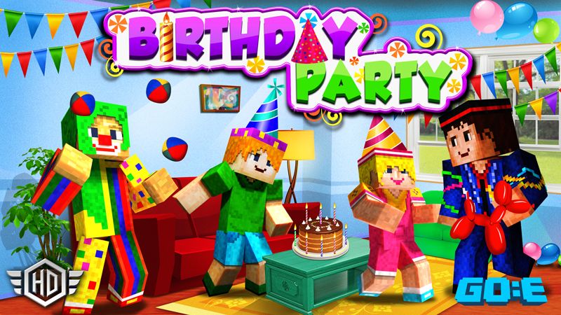 Birthday Party! HD on the Minecraft Marketplace by GoE-Craft