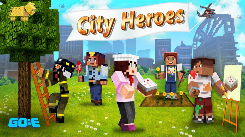 City Heroes on the Minecraft Marketplace by GoE-Craft