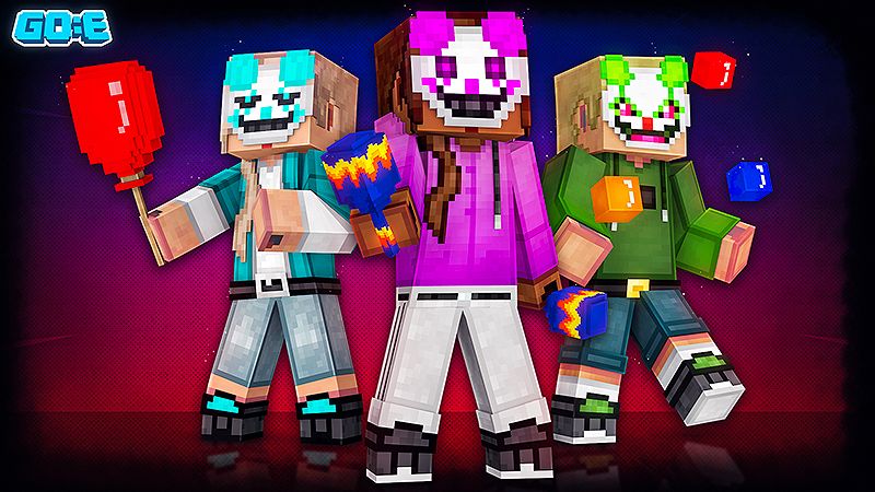 Clown Masked Teens on the Minecraft Marketplace by GoE-Craft