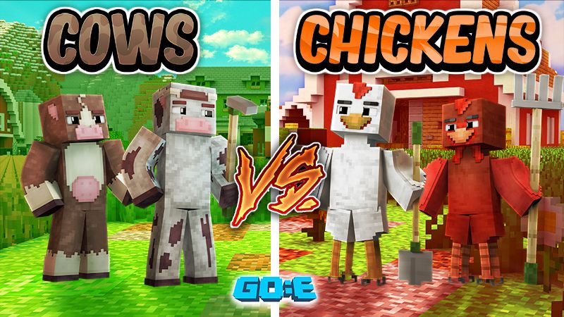 Cows vs Chickens on the Minecraft Marketplace by GoE-Craft