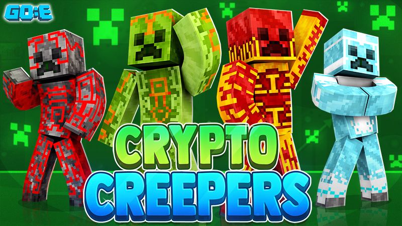 Crypto Creepers on the Minecraft Marketplace by GoE-Craft