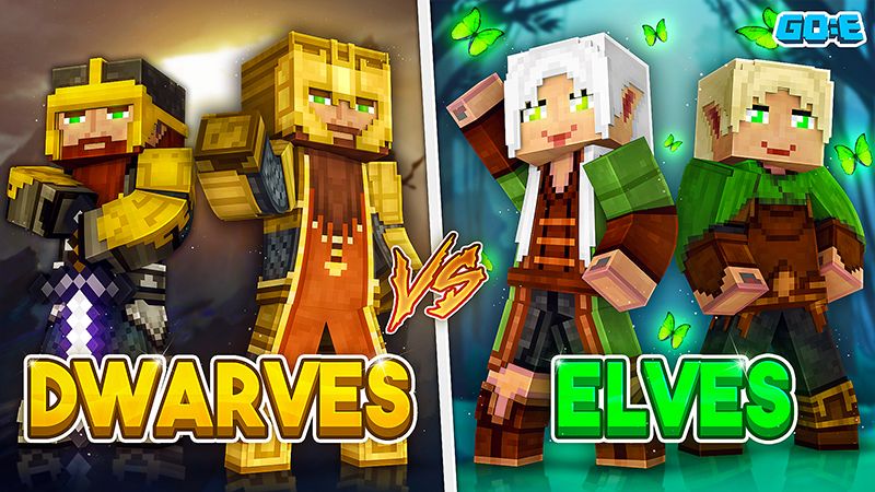 Dwarves vs Elves on the Minecraft Marketplace by GoE-Craft