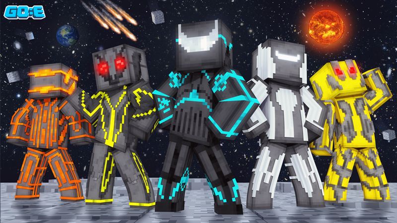 Galactic Robots on the Minecraft Marketplace by GoE-Craft