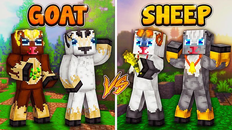 Goat vs Sheep on the Minecraft Marketplace by GoE-Craft