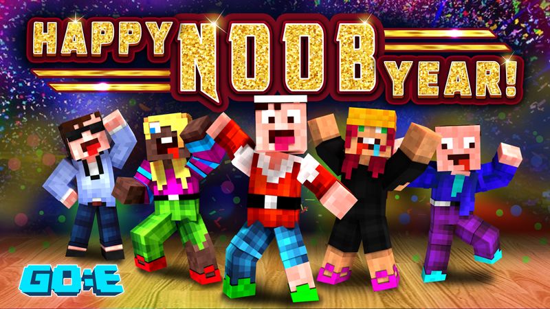 Happy Noob Year! on the Minecraft Marketplace by GoE-Craft