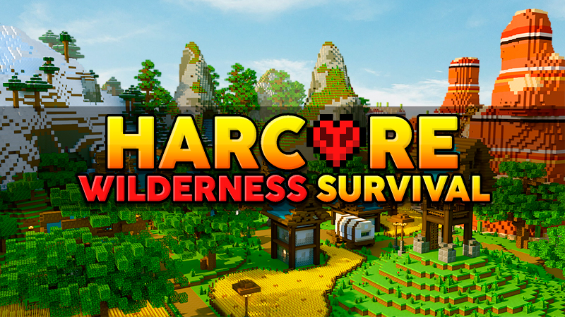 Hardcore Wilderness Survival on the Minecraft Marketplace by GoE-Craft