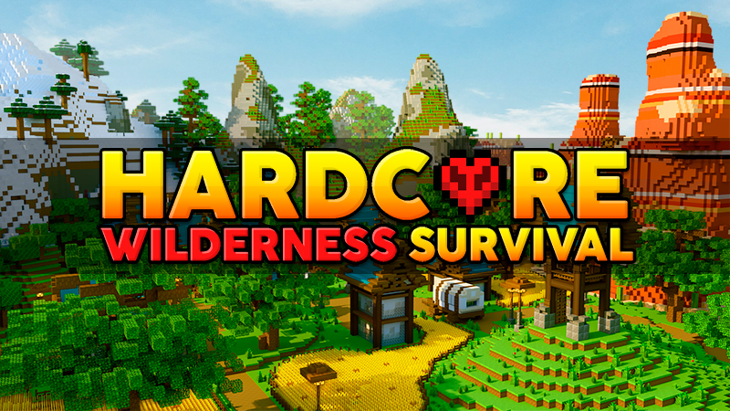 Hardcore Wilderness Survival on the Minecraft Marketplace by GoE-Craft