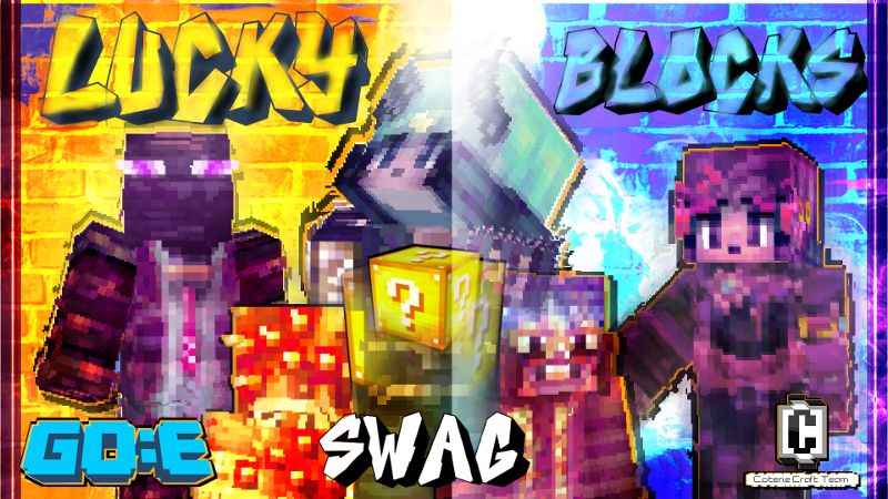 Lucky Blocks Swag Skin Pack on the Minecraft Marketplace by GoE-Craft