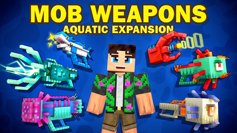 Mob Weapons Aquatic Expansion on the Minecraft Marketplace by GoE-Craft