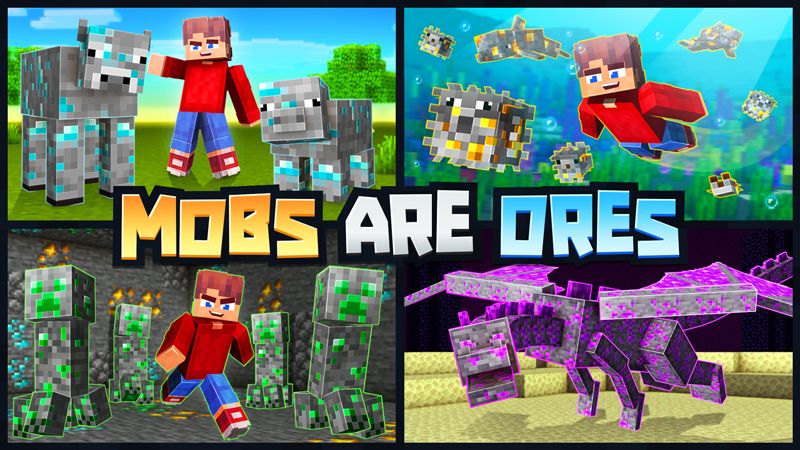 Mobs are Ores on the Minecraft Marketplace by GoE-Craft