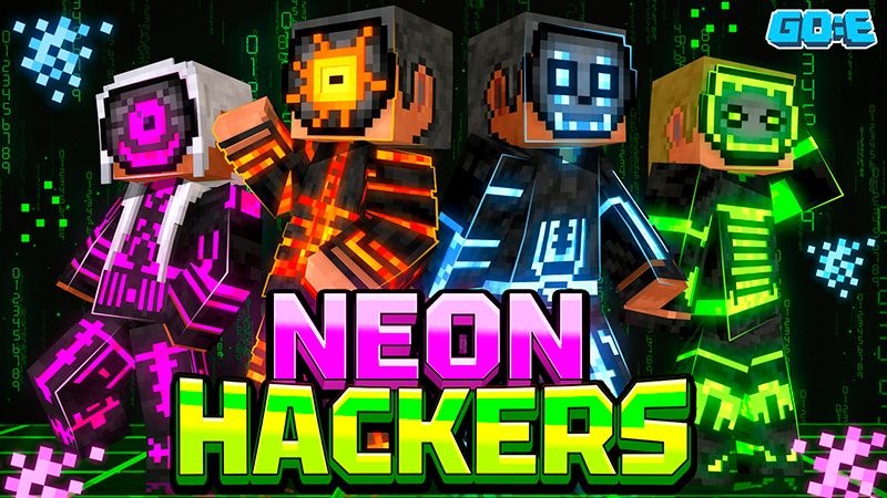 Neon Hackers on the Minecraft Marketplace by GoE-Craft