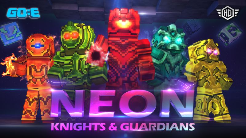 Neon Knights & Guardians HD on the Minecraft Marketplace by GoE-Craft