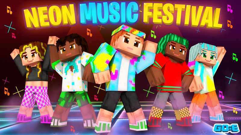 Neon Music Festival on the Minecraft Marketplace by GoE-Craft