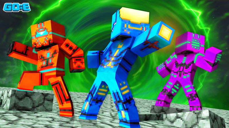 Neon Robots 3 on the Minecraft Marketplace by GoE-Craft