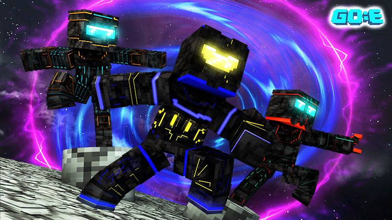 Neon Robots on the Minecraft Marketplace by goe-craft