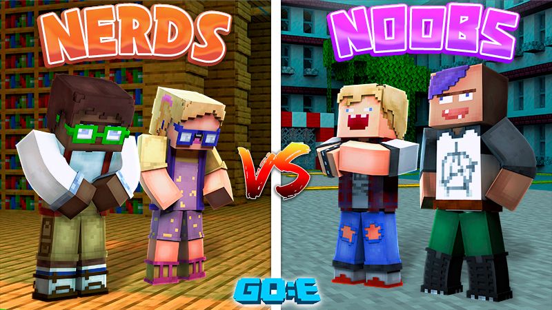 Nerds vs Noobs on the Minecraft Marketplace by GoE-Craft