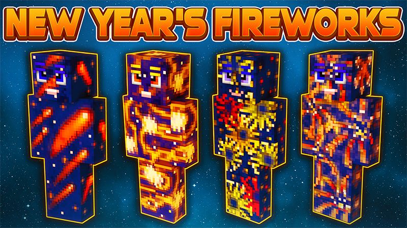 New Year's Fireworks on the Minecraft Marketplace by GoE-Craft