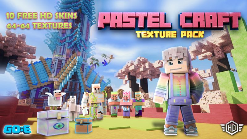 Pastel Craft on the Minecraft Marketplace by GoE-Craft