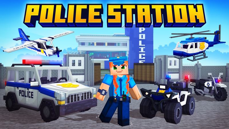 Police Station on the Minecraft Marketplace by GoE-Craft