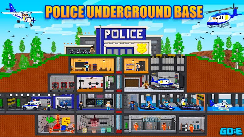 Police Underground Base on the Minecraft Marketplace by GoE-Craft