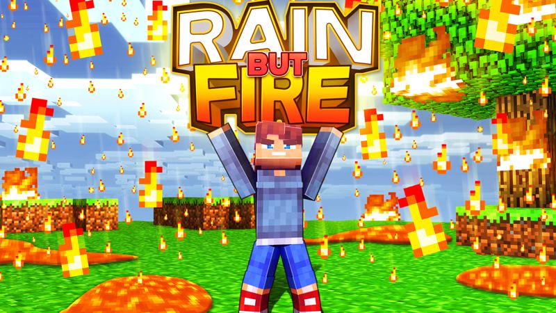 Rain But Fire! on the Minecraft Marketplace by GoE-Craft