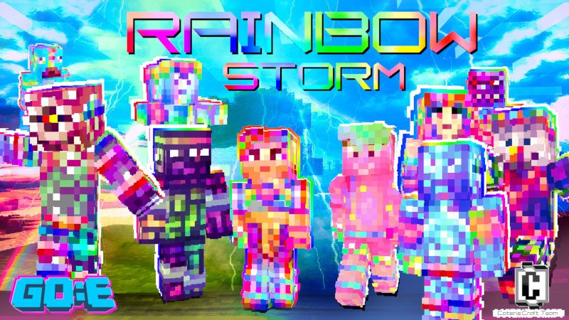 Rainbow Storm Skin Pack on the Minecraft Marketplace by GoE-Craft