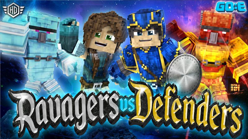 Ravagers vs Defenders HD on the Minecraft Marketplace by GoE-Craft