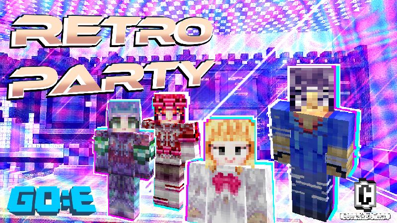 Retro Party - Skin Pack on the Minecraft Marketplace by GoE-Craft