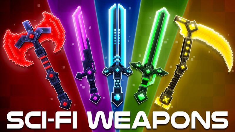 SCI-FI Weapons on the Minecraft Marketplace by GoE-Craft