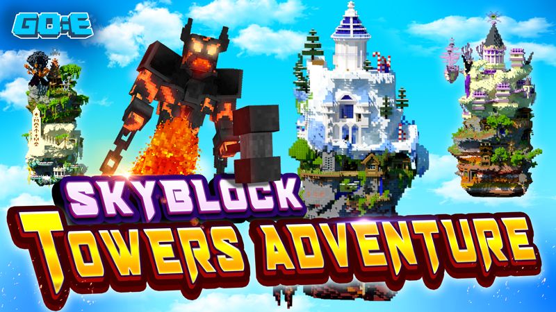 Skyblock Towers Adventure on the Minecraft Marketplace by GoE-Craft