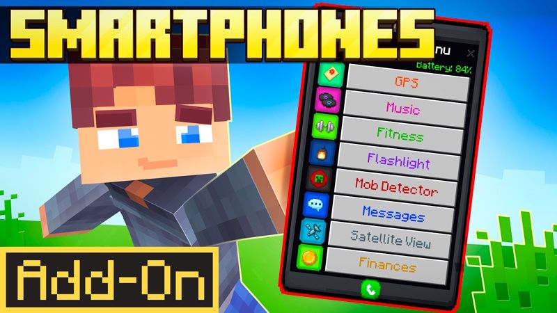 Smartphones Add-On on the Minecraft Marketplace by GoE-Craft