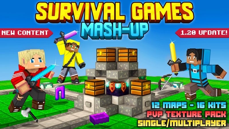 Survival Games Mash Up on the Minecraft Marketplace by GoE-Craft