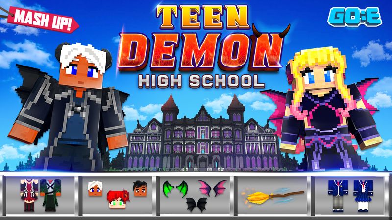 Teen Demon High School Mash-Up on the Minecraft Marketplace by GoE-Craft