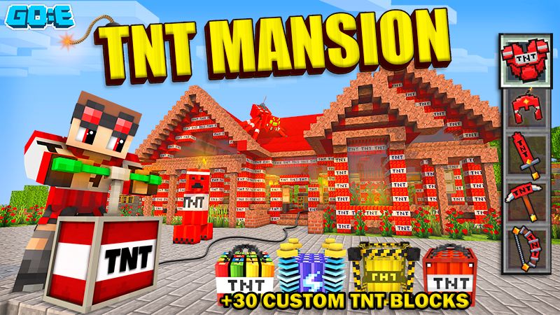 TNT Mansion on the Minecraft Marketplace by GoE-Craft