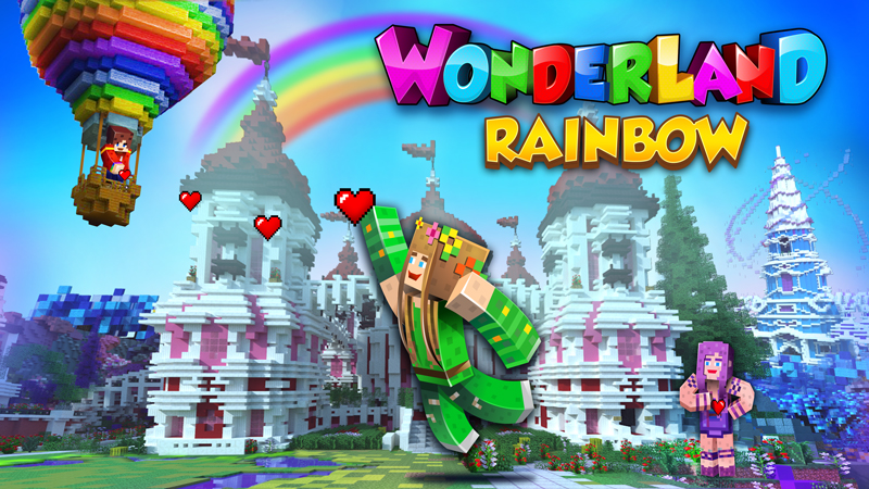 Wonderland Rainbow on the Minecraft Marketplace by GoE-Craft