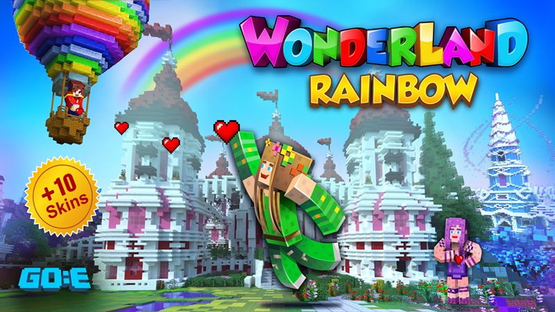 Wonderland Rainbow on the Minecraft Marketplace by GoE-Craft