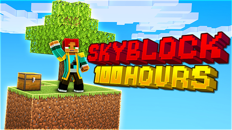 100 Hours Skyblock on the Minecraft Marketplace by Heropixel Games